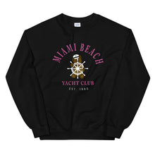 Load image into Gallery viewer, Miami Beach Teddy Bear Yacht Club Sweatshirt