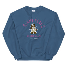 Load image into Gallery viewer, Miami Beach Teddy Bear Yacht Club Sweatshirt