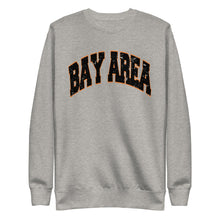 Load image into Gallery viewer, bay area large font grey crewneck sweatshirt