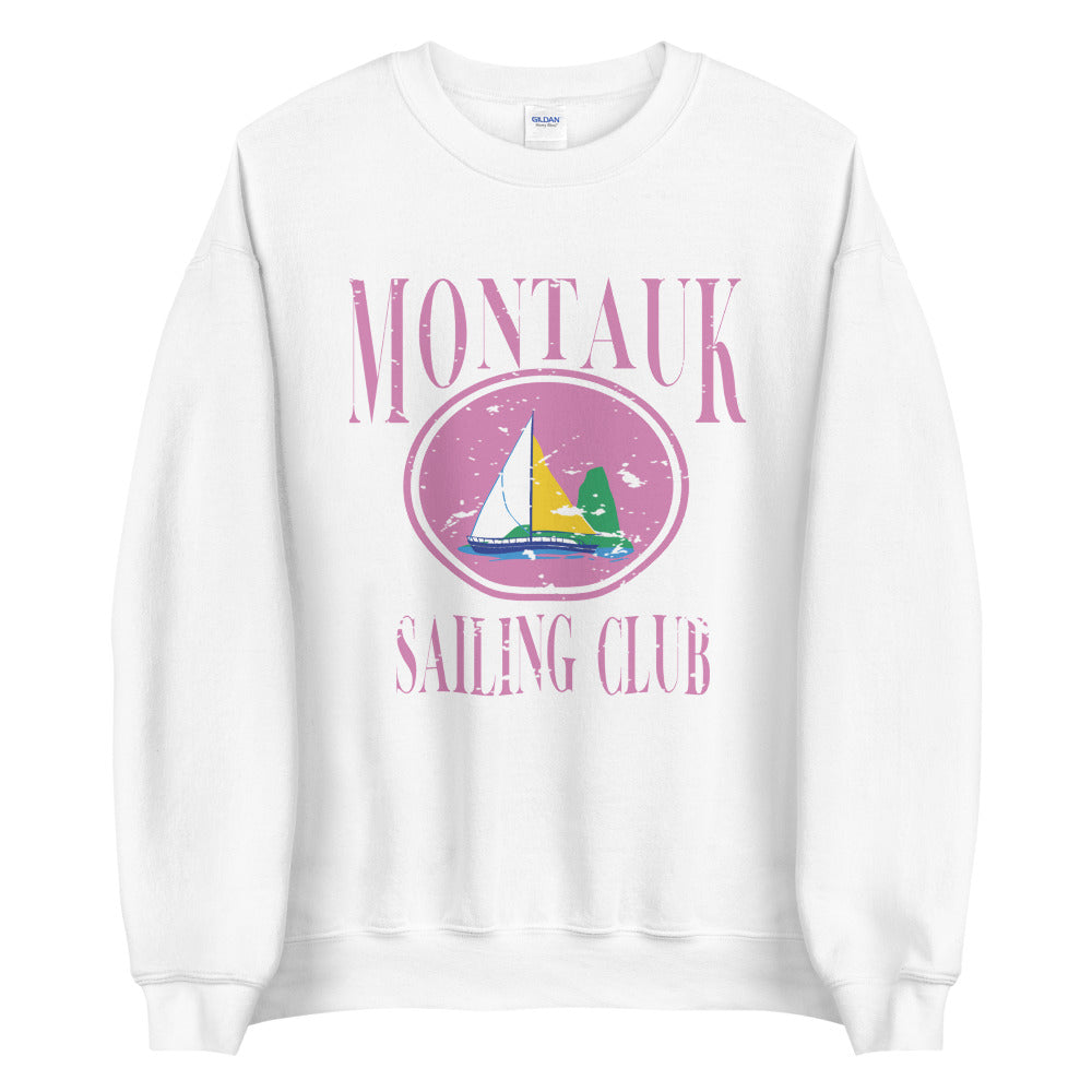 Montauk New York NY Long Sleeve T-Shirt Nautical Boating Design (Unisex) -  Jim Shorts