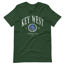 Load image into Gallery viewer, green key west fishing club shirt
