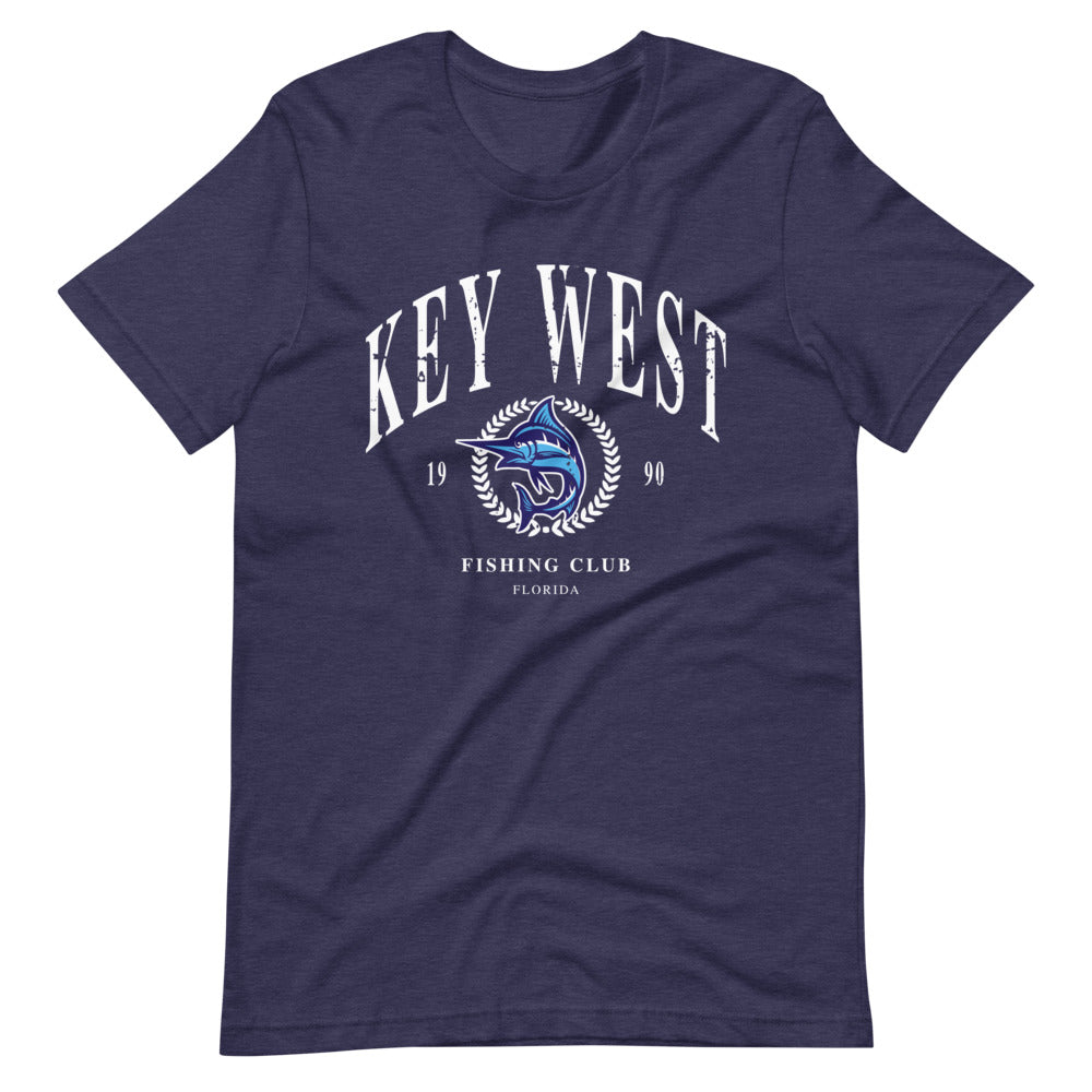 blue key west fishing club shirt